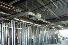 Commercial heating installation